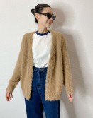 Milk Tea Hairy Cardigan #241213